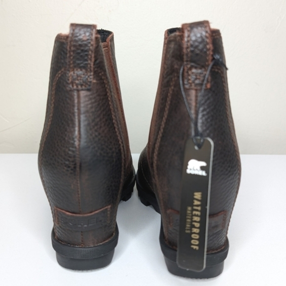 NWOB SOREL Joan of Arctic Wedge II Chelsea Bootie Size 8.5 in Quarry - Picture 6 of 8